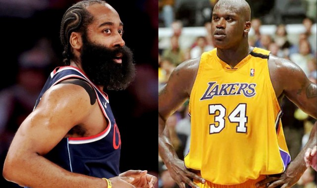 里程碑！哈登生涯总分超奥尼尔升历史第9 现役仅少于詹姆斯杜兰特